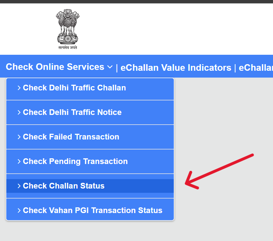 Check Challan Status