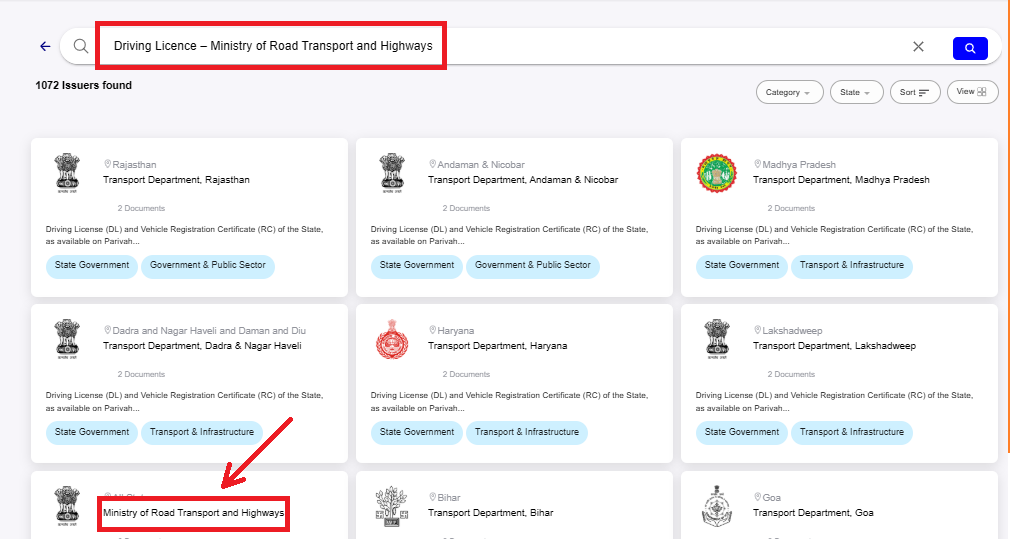 DL Download Through Digilocker